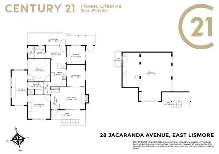 Floorplan of Homely house listing, 28 Jacaranda Avenue, East Lismore NSW 2480