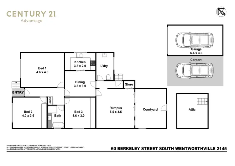 Floorplan of Homely house listing, 60 Berkeley Street, South Wentworthville NSW 2145