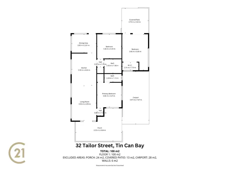 Floorplan of Homely house listing, 32 Tailor Street, Tin Can Bay QLD 4580