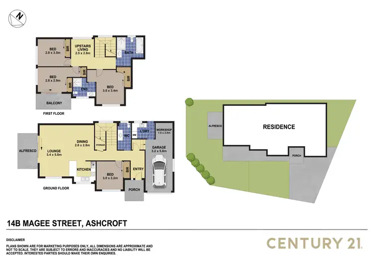 Floorplan of Homely house listing, 14B Magee Street, Ashcroft NSW 2168