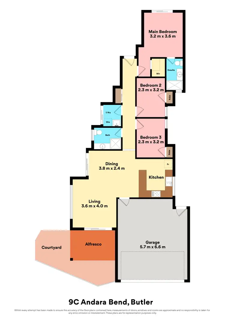 Floorplan of Homely house listing, 9C Ardara Bend, Butler WA 6036
