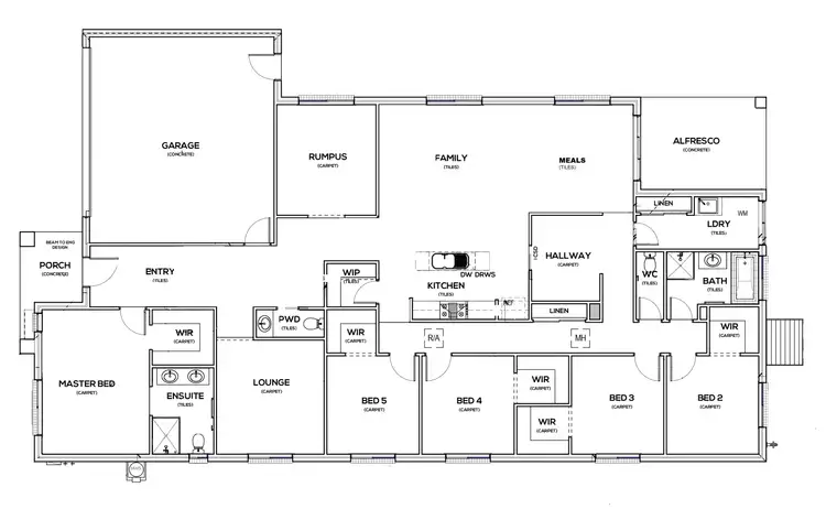Floorplan of Homely house listing, 28 Auburn Crescent, Bacchus Marsh VIC 3340