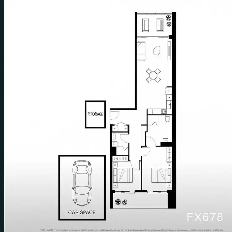 Floorplan of Homely apartment listing, 904/2-10 Woniora Road, Hurstville NSW 2220