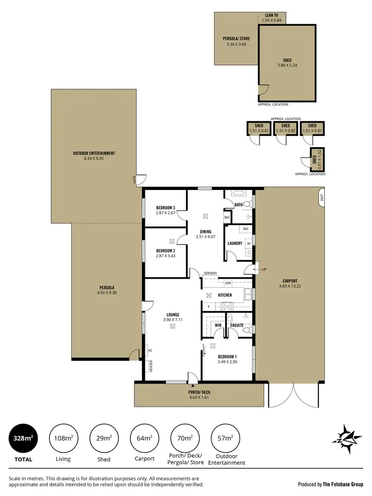 Floorplan of Homely house listing, 24 Kestel Crescent, North Haven SA 5018