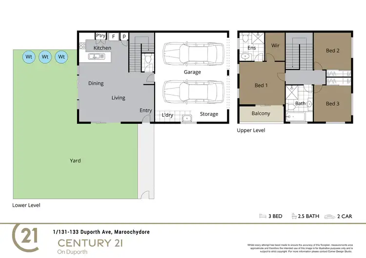 Floorplan of Homely townhouse listing, 1/131-133 Duporth Avenue, Maroochydore QLD 4558