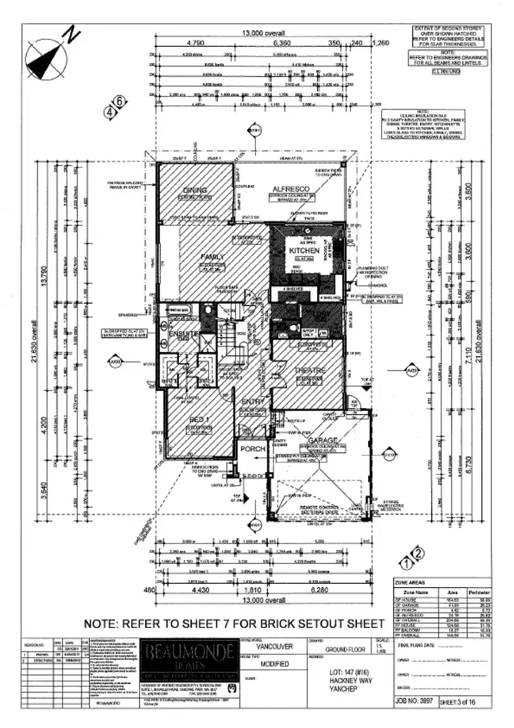 Floorplan of Homely house listing, 16 Hackney Way, Yanchep WA 6035
