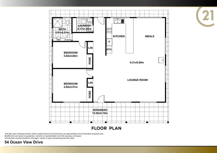 Floorplan of Homely house listing, 54 Ocean View Drive, Nepean Bay SA 5223