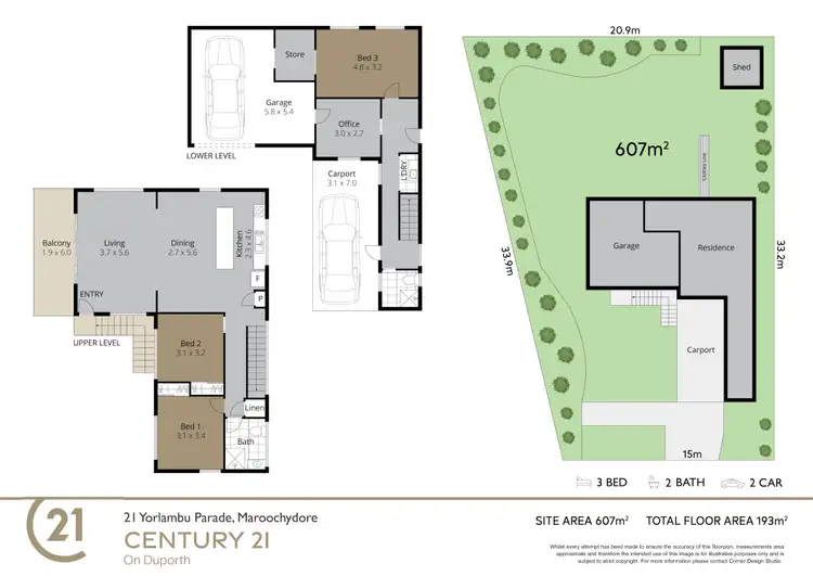 Floorplan of Homely house listing, 21 Yorlambu Parade, Maroochydore QLD 4558
