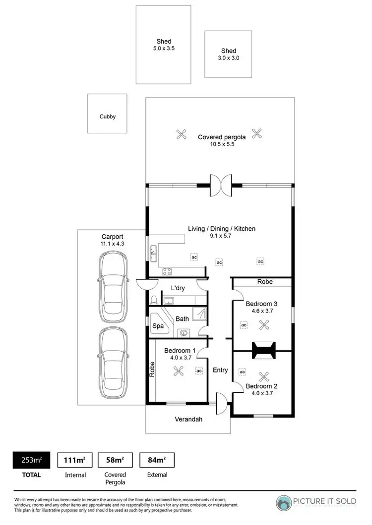 Floorplan of Homely house listing, 82 Alexandra Street, Prospect SA 5082