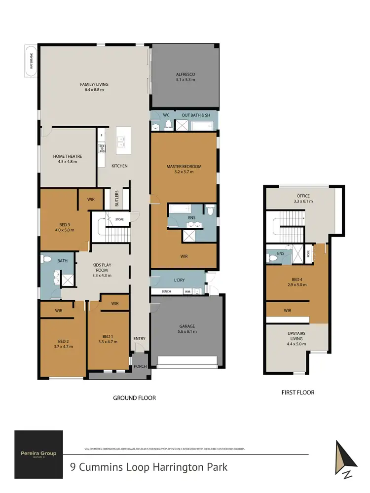 Floorplan of Homely house listing, 9 Cummins Loop, Harrington Park NSW 2567
