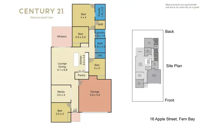 Floorplan of Homely house listing, 16 Apple Street, Fern Bay NSW 2295