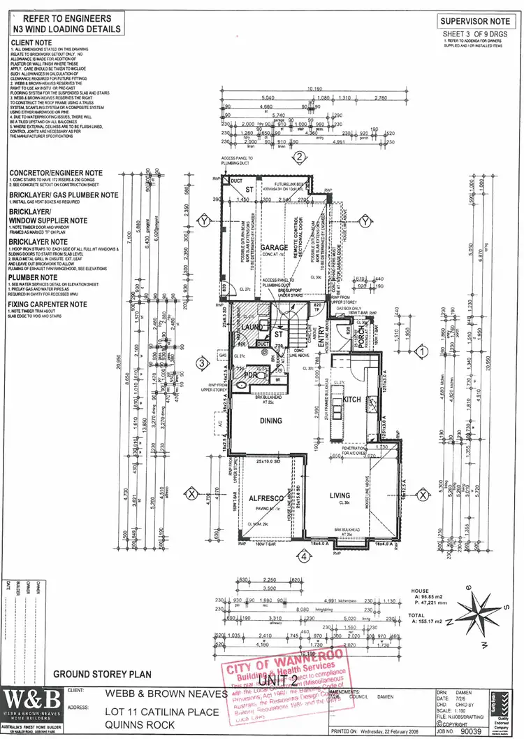 Floorplan of Homely house listing, 2/12 Catalina Place, Quinns Rocks WA 6030