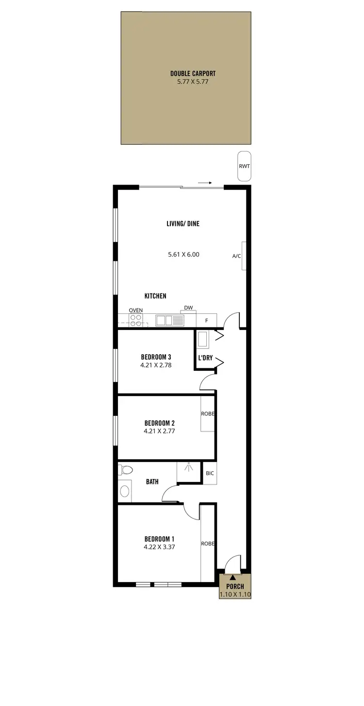 Floorplan of Homely house listing, 11 Jeffrey Road, Munno Para West SA 5115