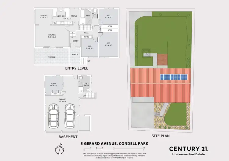 Floorplan of Homely house listing, 5 Gerard Avenue, Condell Park NSW 2200