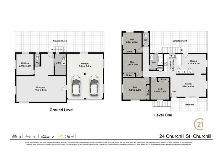 Floorplan of Homely house listing, 24 Churchill Street, Churchill QLD 4305
