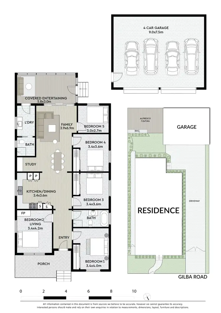 Floorplan of Homely house listing, 96 Gilba Road, Girraween NSW 2145