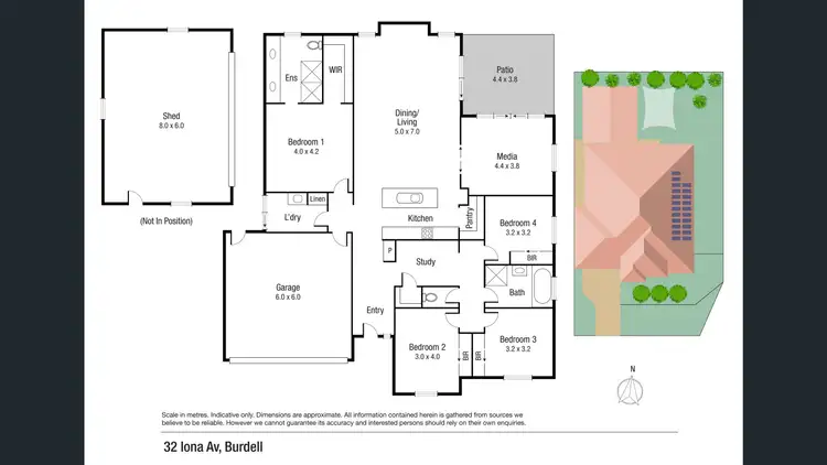 Floorplan of Homely house listing, 32 Iona Avenue, Burdell QLD 4818