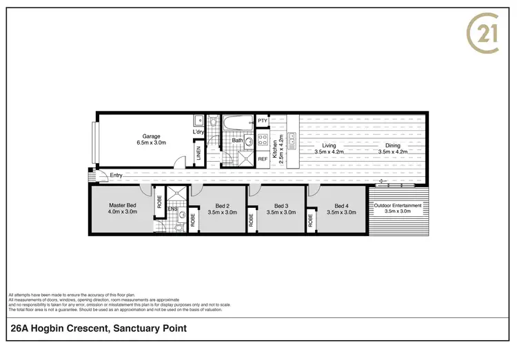 Floorplan of Homely house listing, 26A Hogbin Crescent, Sanctuary Point NSW 2540