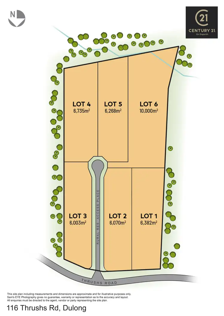Floorplan of Homely land listing, 116 Thrushs Road, Dulong QLD 4560