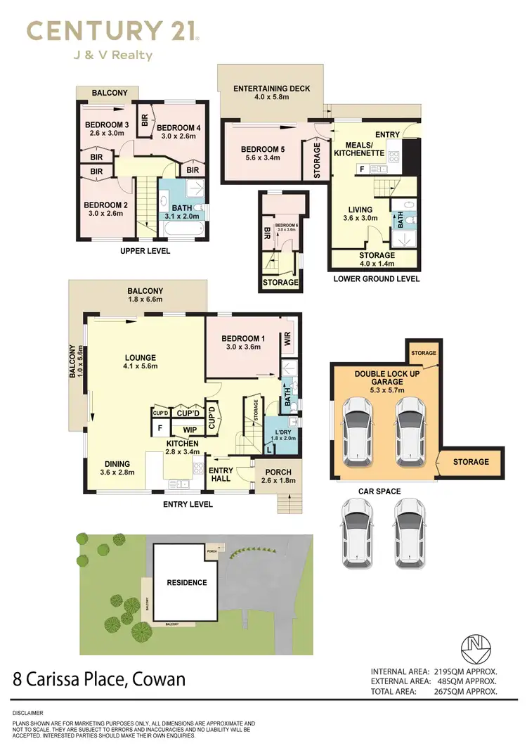 Floorplan of Homely house listing, 8 Carissa Place, Cowan NSW 2081