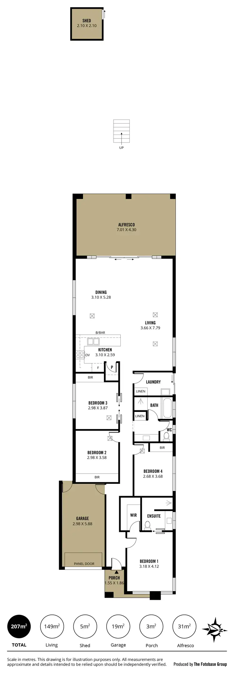 Floorplan of Homely house listing, 4 Faulkner Street, Modbury SA 5092