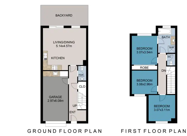 Floorplan of Homely townhouse listing, 2/13 Castle Road, Christies Beach SA 5165