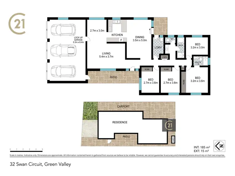 Floorplan of Homely house listing, 32 Swan Circuit, Green Valley NSW 2168