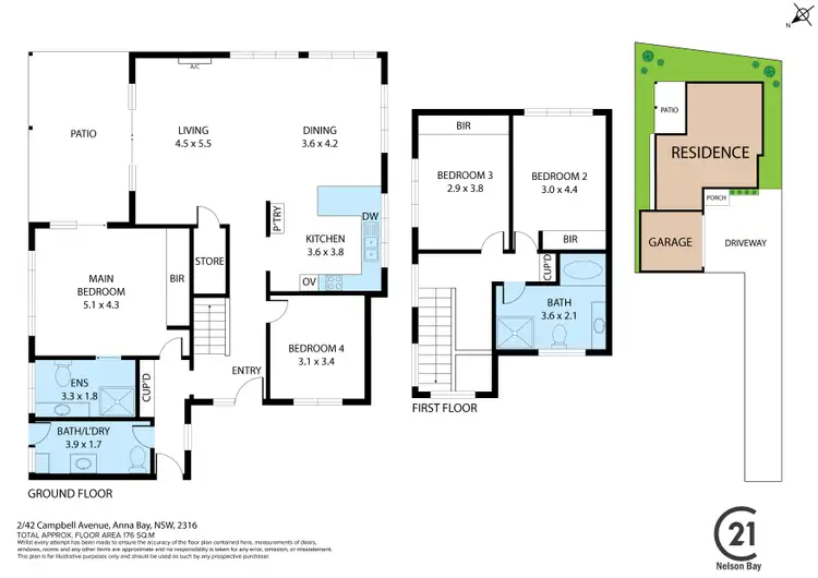 Floorplan of Homely house listing, 2/42 Campbell Avenue, Anna Bay NSW 2316