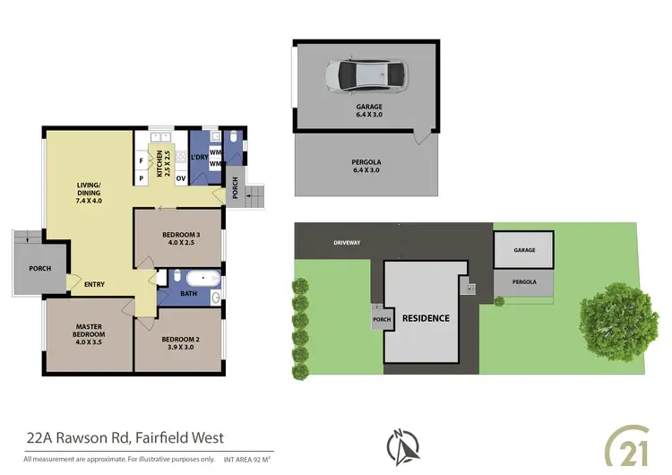 Floorplan of Homely house listing, 22a Rawson Road, Fairfield West NSW 2165