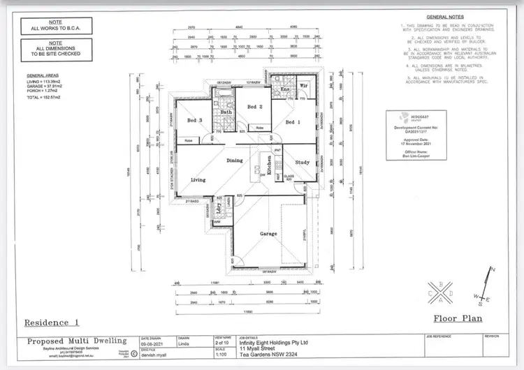 Floorplan of Homely land listing, 11 Myall Street, Tea Gardens NSW 2324