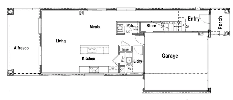 Floorplan of Homely house listing, 5 Grindall Way, Point Cook VIC 3030