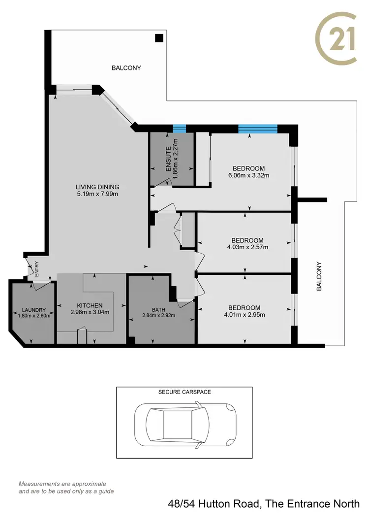 Floorplan of Homely unit listing, 48/54-66 Hutton Road, The Entrance North NSW 2261