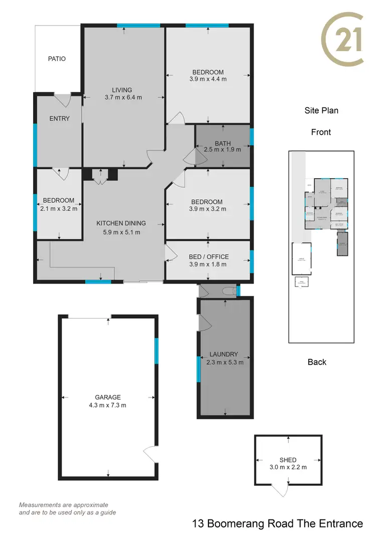 Floorplan of Homely house listing, 13 Boomerang Road, The Entrance NSW 2261