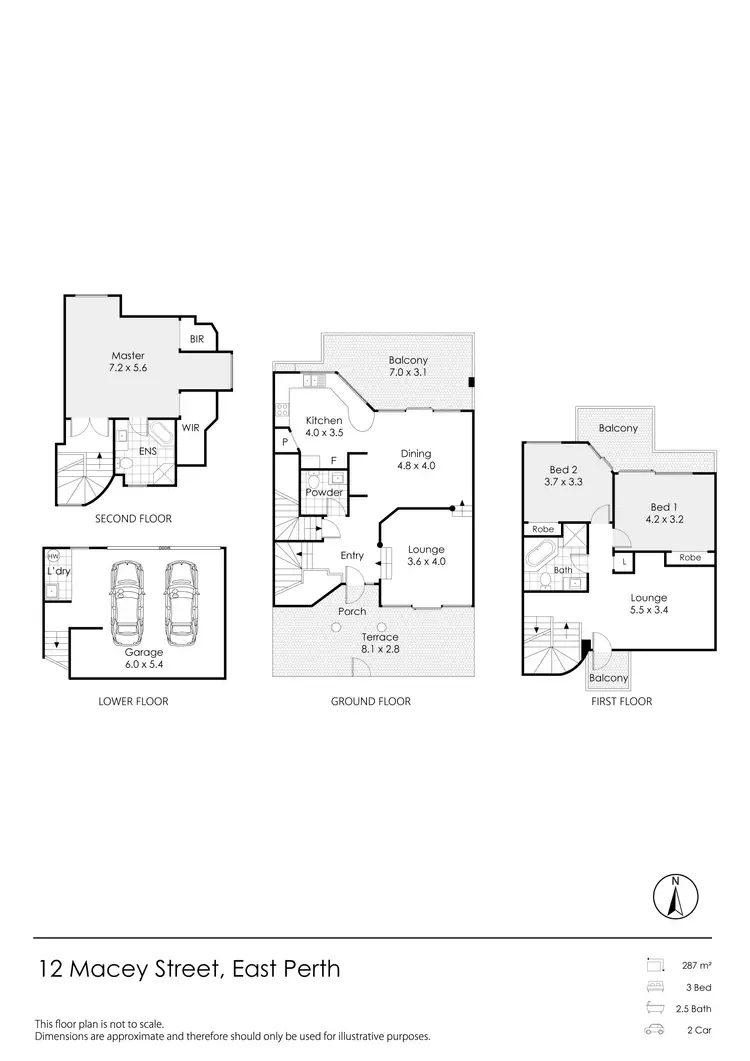 Floorplan of Homely house listing, 12 Macey Street, East Perth WA 6004