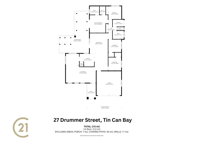 Floorplan of Homely house listing, 27 Drummer Street, Tin Can Bay QLD 4580