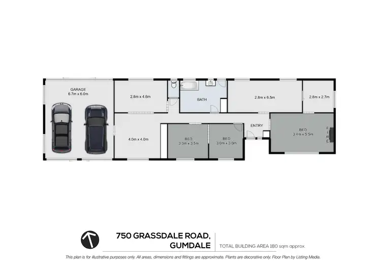 Floorplan of Homely house listing, 750 Grassdale Road, Gumdale QLD 4154