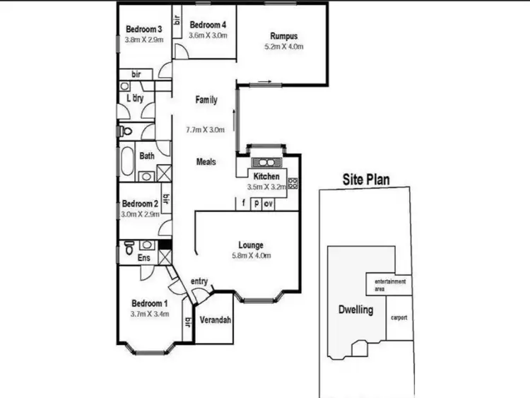 Floorplan of Homely house listing, 6 Steamtrain Close, Sydenham VIC 3037