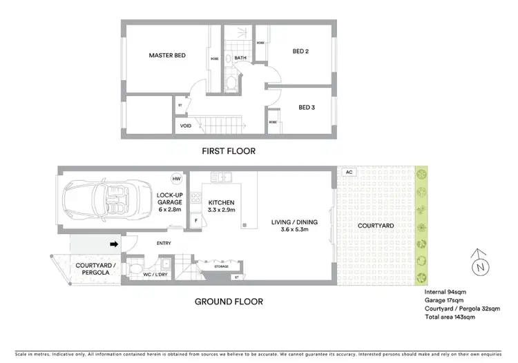 Floorplan of Homely townhouse listing, 3/9 Townsend Road, Buderim QLD 4556