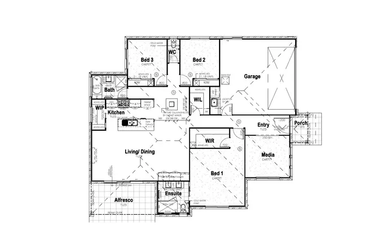 Floorplan of Homely house listing, 1 Finnegan Street, Palmview QLD 4553