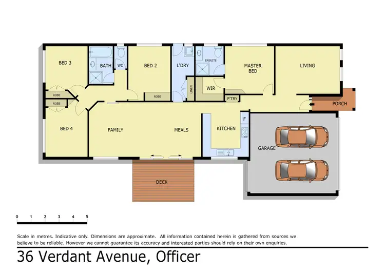 Floorplan of Homely house listing, 36 Verdant Avenue, Officer VIC 3809