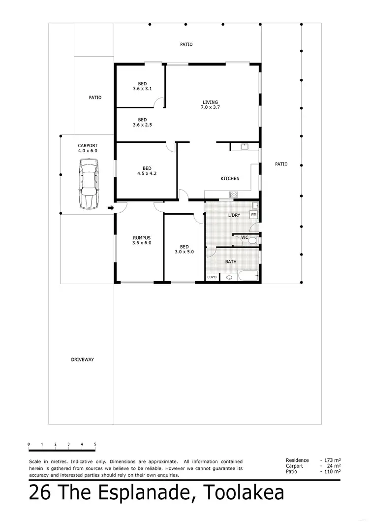 Floorplan of Homely house listing, 26 The Esplanade, Toolakea QLD 4818