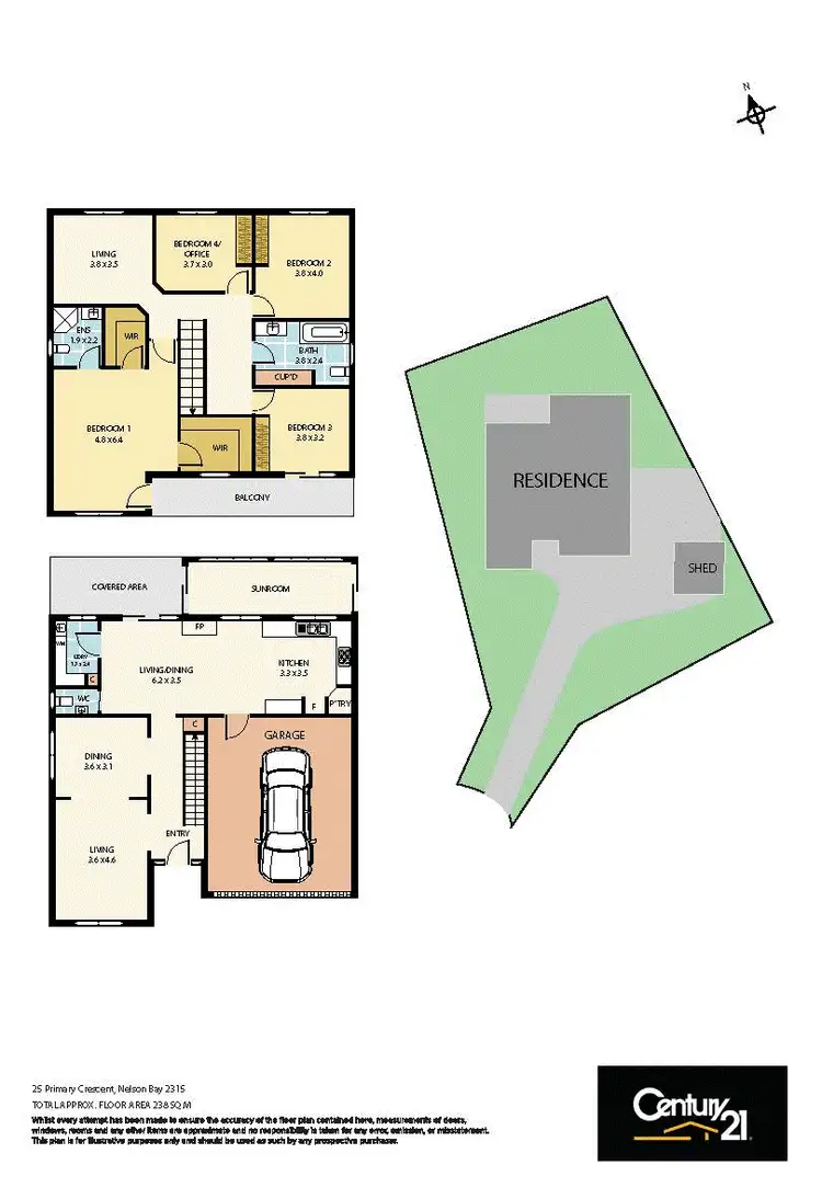 Floorplan of Homely house listing, 25 Primary Crescent, Nelson Bay NSW 2315