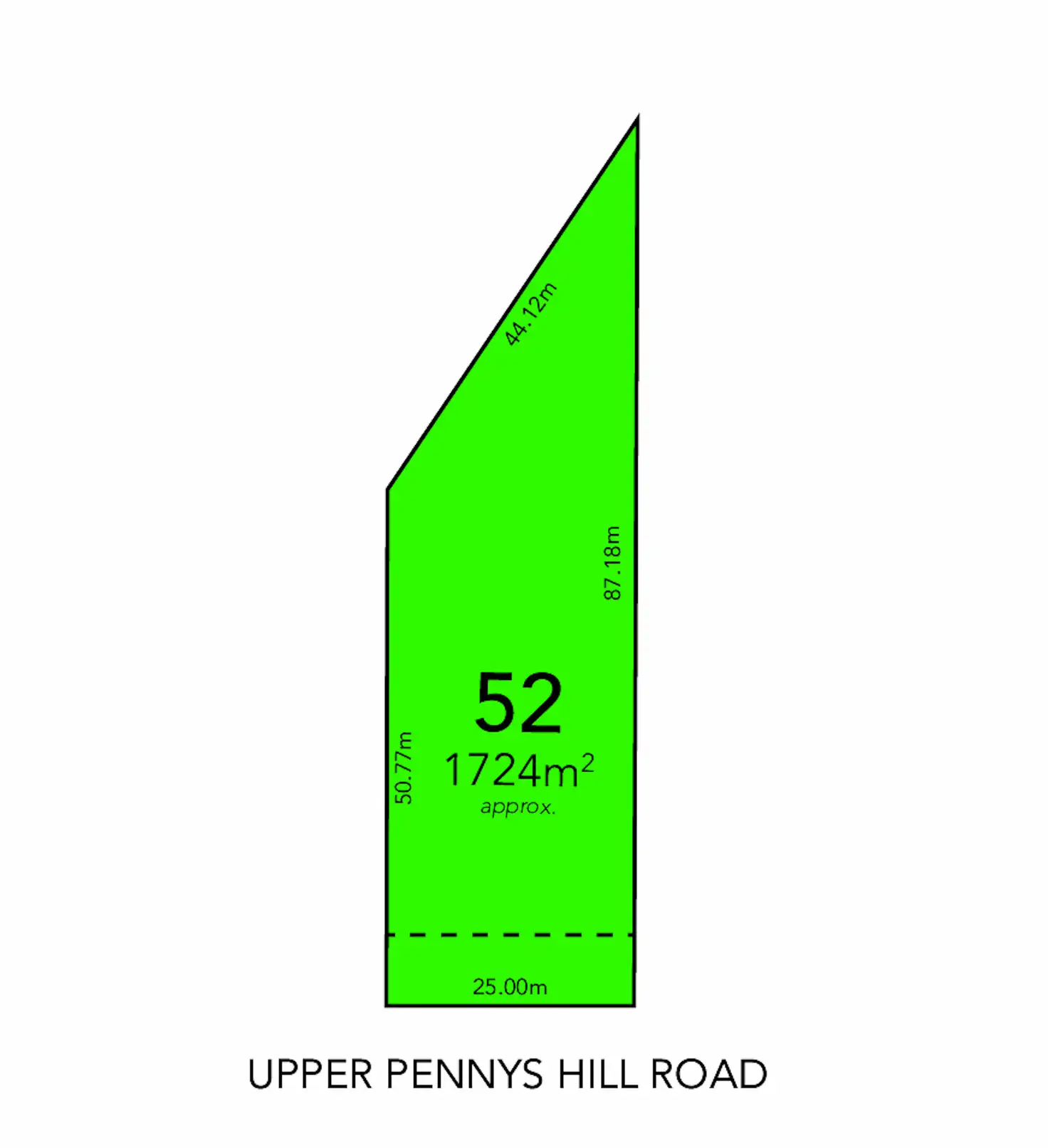 Floorplan of Homely land listing, 25 Upper Penneys Hill Rd, Onkaparinga Hills SA 5163