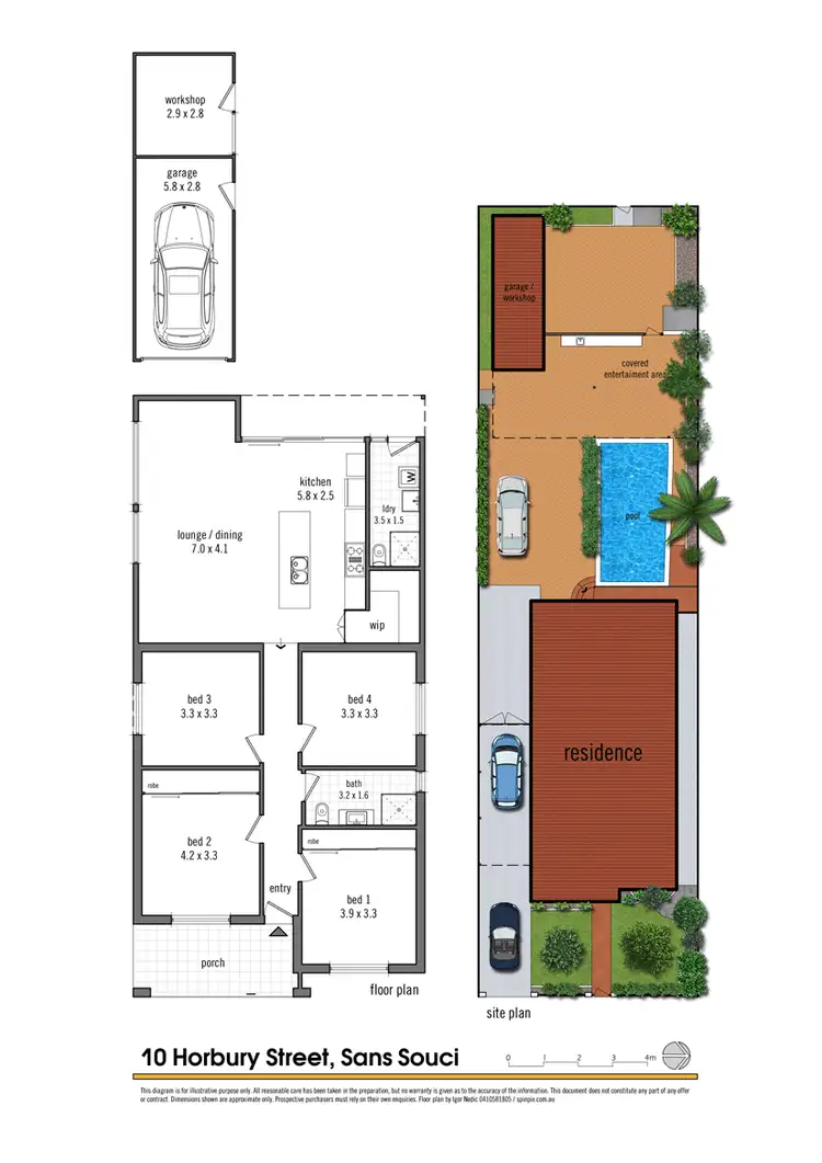 Floorplan of Homely house listing, 10 Horbury Street, Sans Souci NSW 2219
