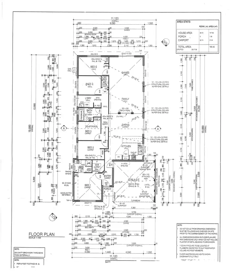 Floorplan of Homely house listing, 74 Cherokee Green, Clarkson WA 6030