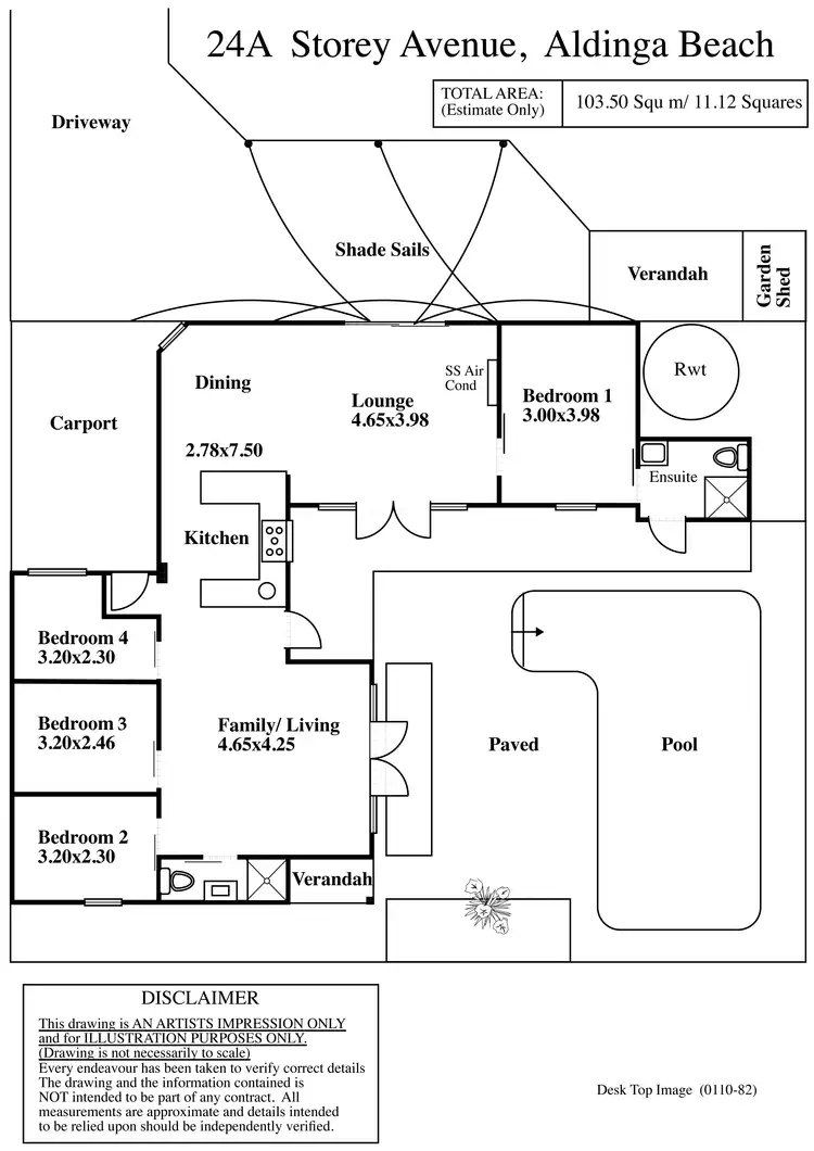 Floorplan of Homely house listing, 24A Storey Avenue, Aldinga Beach SA 5173