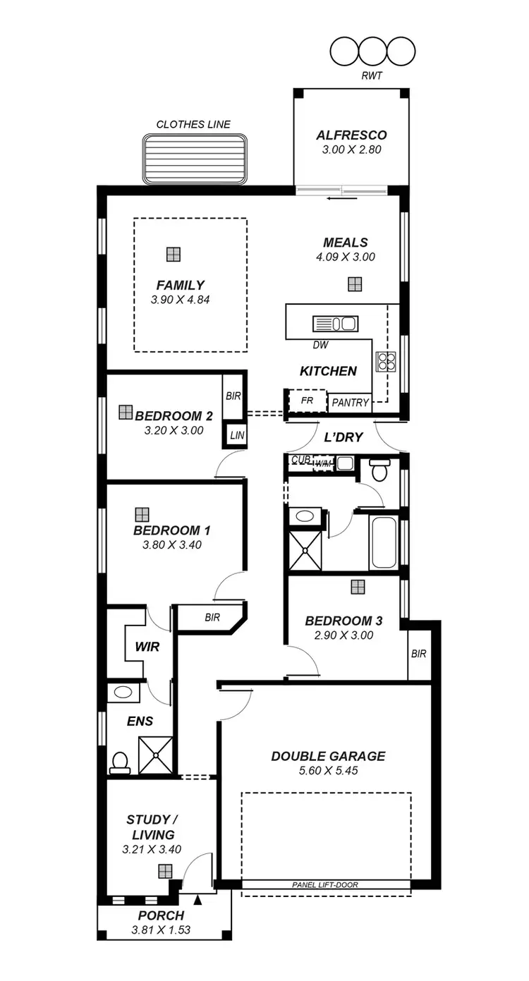 Floorplan of Homely house listing, 2A Thorndon Crescent, Paradise SA 5075