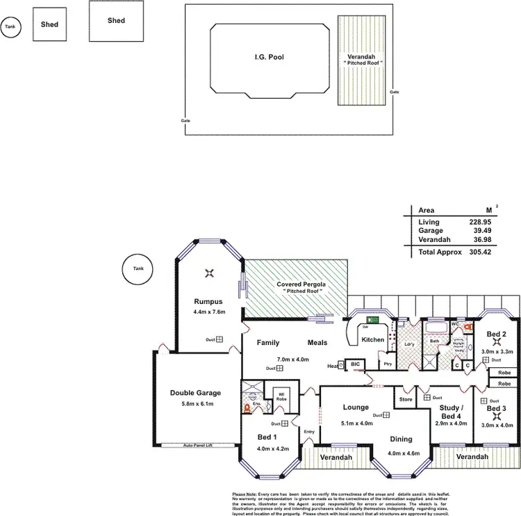 Floorplan of Homely house listing, 8 McGilp Road, One Tree Hill SA 5114