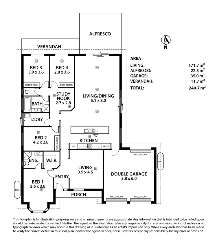 Floorplan of Homely house listing, 16 Greenfield Street, Mount Barker SA 5251