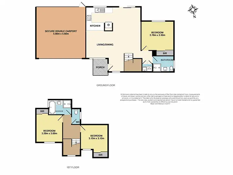 Floorplan of Homely townhouse listing, 4/54-56 Alice Street, Clayton VIC 3168
